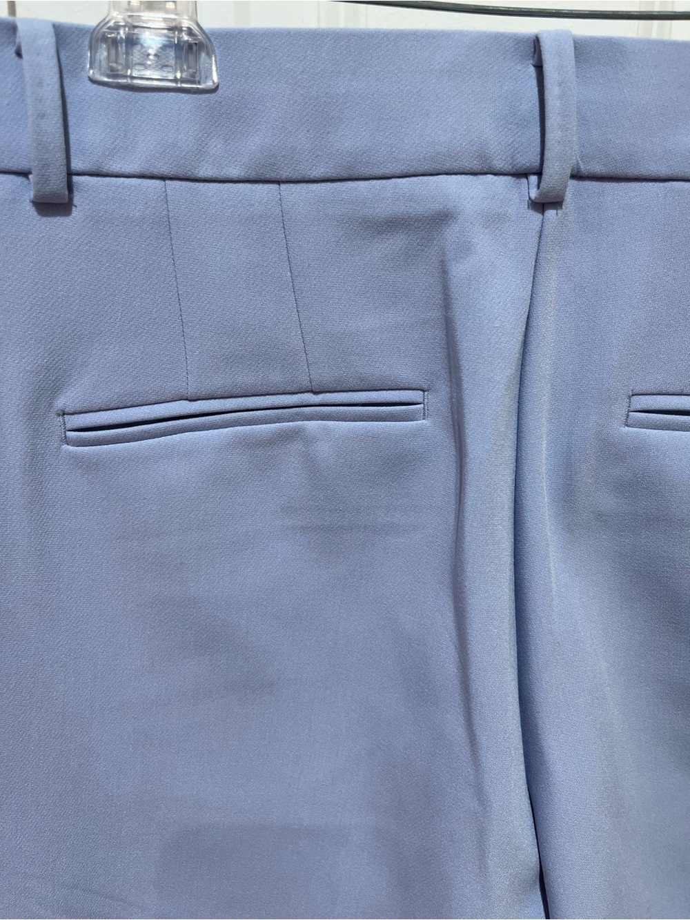 NWT Ann Taylor The Jayne Trouser in Blue Hydrangea Size 8 Curvy - Picture 10 of 12